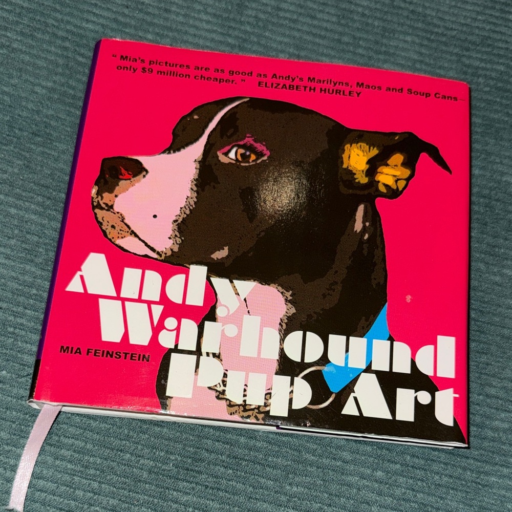 Andy Warhound Pup Art book by Mia Feinstein